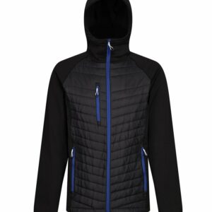 Navigate hybrid hooded jacket - Black/New Royal, S