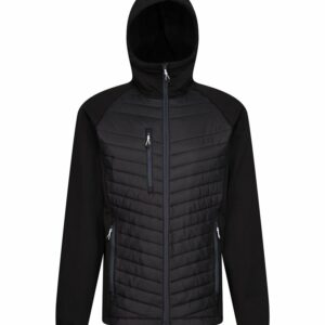 Navigate hybrid hooded jacket - Black/Seal, S