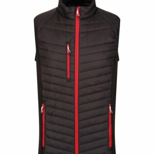 Navigate hybrid bodywarmer - Black/Classic Red, S