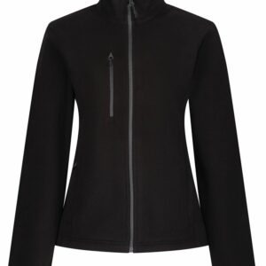Women's Honestly made recycled full zip fleece - Black, 10