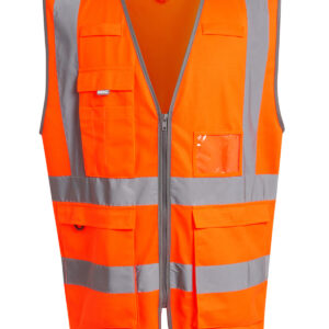 Pro hi-vis executive vest - Orange, S