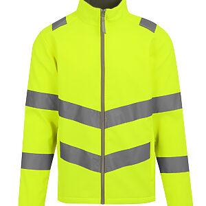 Hi-vis Pro contract Ablaze 2-layer softshell - Yellow, S