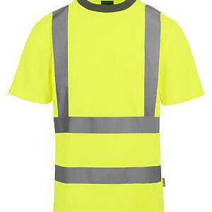 Hi-vis Pro contract t-shirt - Yellow, S