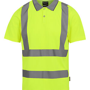 Hi-vis Pro contract polo - Yellow, S