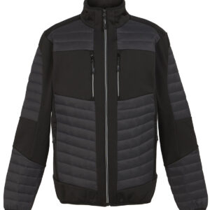E-Volve unisex thermal hybrid jacket - Ash Black, XS