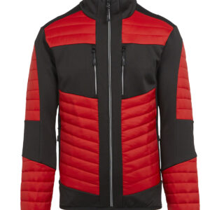 E-Volve unisex thermal hybrid jacket - Classic Red/Black, XS