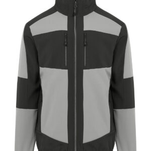 E-Volve unisex 2-layer softshell jacket - Mineral Grey/Ash, XS