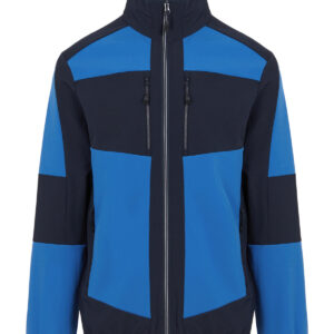 E-Volve unisex 2-layer softshell jacket - Strong Blue/Navy, XS