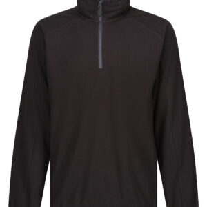 Navigate half-zip fleece - Black/Seal Grey, S