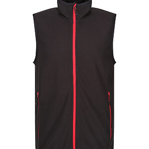 Navigate fleece bodywarmer - Black/Classic Red, S