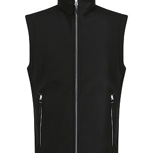 Ascender 2-layer softshell bodywarmer - Black/Mineral Grey, S