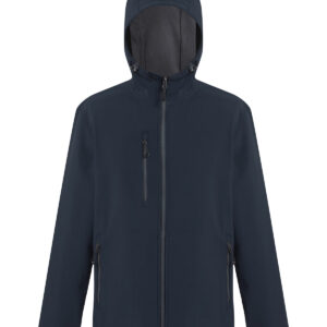 Navigate 2-layer hooded softshell jacket - Navy/Seal, S