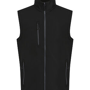 Navigate 2-layer softshell bodywarmer - Black/Seal, S