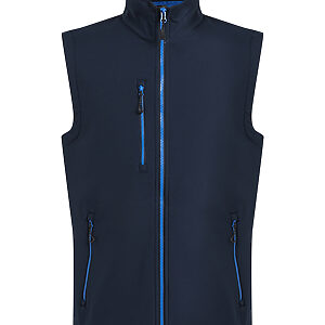 Navigate 2-layer softshell bodywarmer - Navy/French Blue, S