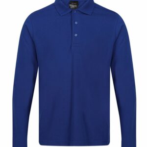 Pro 65/35 long sleeve polo - New Royal, XS