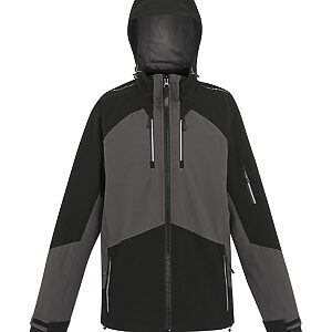 4-Tex stretch waterproof shell jacket - Slate Grey/Black, S