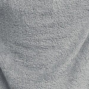 The Ribbon teddy bear fabric hoodie - Grey, One size