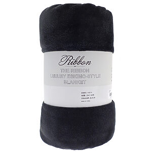 Eskimo-style blanket - Black, One size