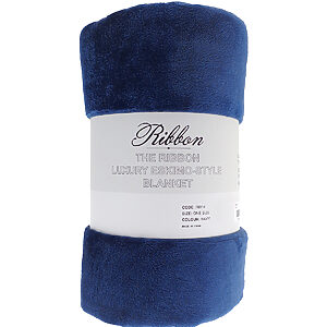 Eskimo-style blanket - Navy, One size