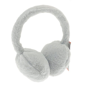 Faux fur earmuffs - Grey, One size