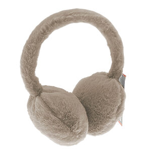 Faux fur earmuffs - Natural, One size