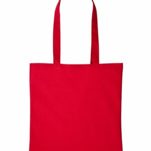 Cotton shopper long handle - Hot Red, One size