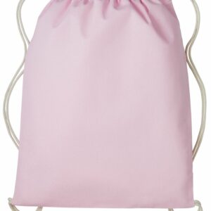 Gymsac with cords - Pastel Pink/Natural, One size