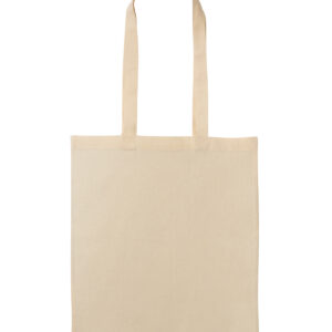 Recycled cotton shopper long handle - Natural, One size