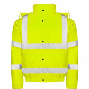 High visibility bomber jacket - HV Yellow, S