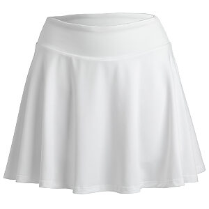 Spiro recycled women’s fitness skort - White, XXS