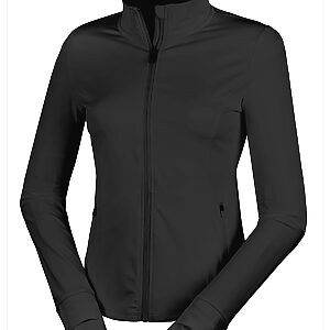 Spiro recycled women’s fitness jacket - Black, XXS