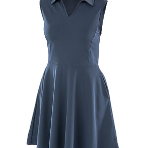 Spiro recycled women’s fitness dress - Navy, XXS