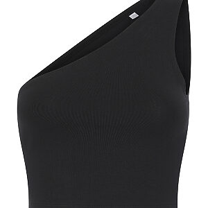 Women’s one-shoulder top - Black, XS