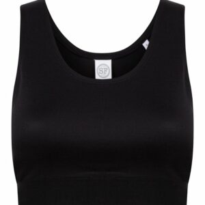 Women's fashion crop top - Black* Black, XS