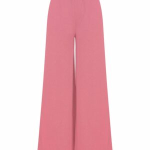 Women's sustainable fashion wide leg joggers - Dusky Pink, XS