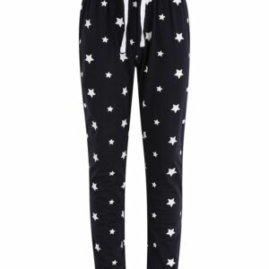 Kids cuffed lounge pants - Navy/White Stars, 5/6 Yrs