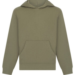 Kids sustainable fashion hoodie - Khaki, 7/8 Yrs