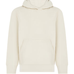Kids sustainable fashion hoodie - Light Stone, 7/8 Yrs