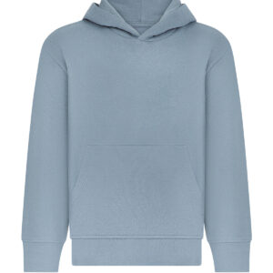 Kids sustainable fashion hoodie - Stone Blue, 7/8 Yrs
