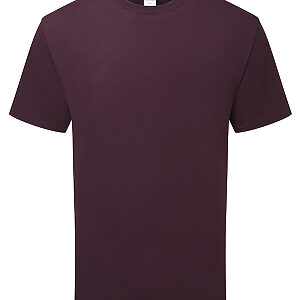 Pure cotton T - Dark Plum, S