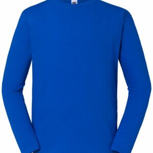 Iconic 195 ringspun premium long sleeve T - Royal* Blue, XS