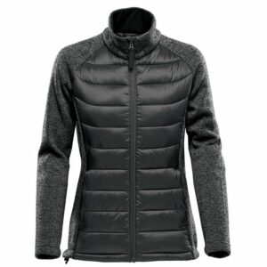 Women’s Narvik hybrid jacket - Black/Dolphin Heather, S