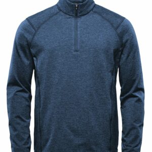 Treeline ¼-zip fleece - Dark Navy Heather, S