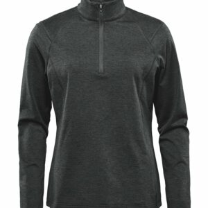 Women’s Treeline ¼-zip fleece - Black Heather, S