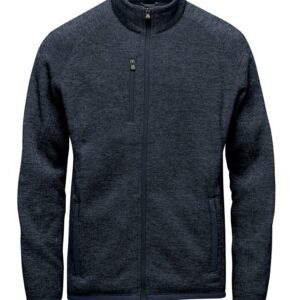 Avalante full-zip fleece jacket - Navy Heather, S