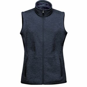 Women’s Avalante fleece vest - Navy Heather, S
