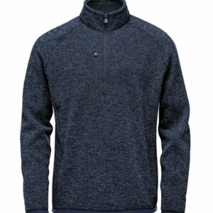 Avalante ¼-zip fleece - Navy Heather, S