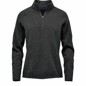 Women’s Avalante ¼-zip fleece - Black Heather, S