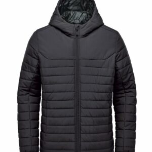 Nautilus quilted hooded jacket - Black, S