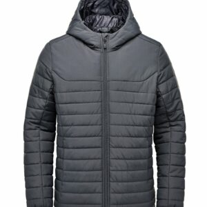 Nautilus quilted hooded jacket - Dolphin, S